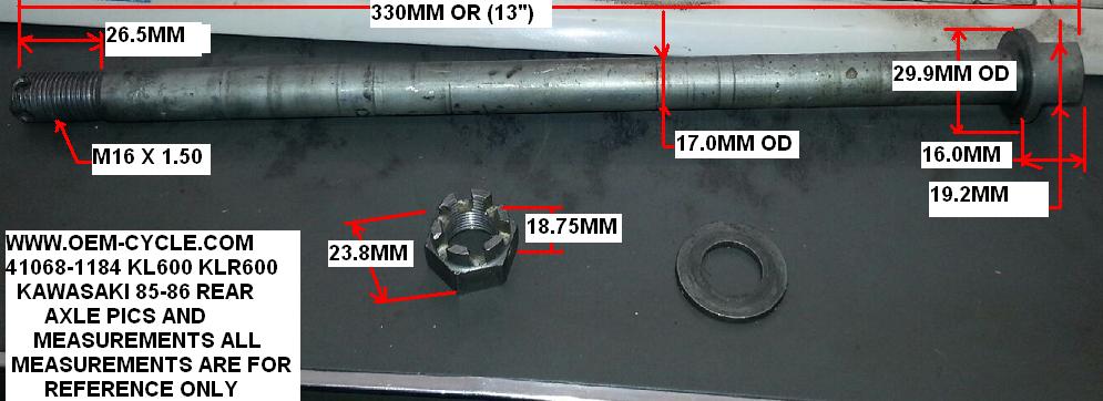 41068-1184 KL600 KLR600 KAWASAKI 85-86 REAR AXLE PICS AND MEASUREMENTS.JPG