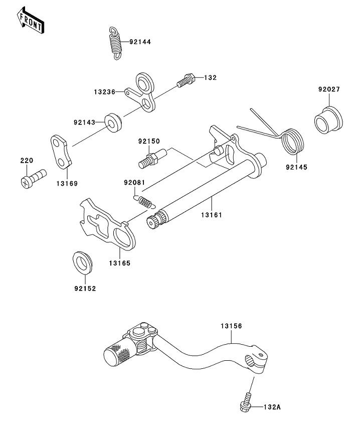 WWW.OEM-CYCLE.COM KX500 GEAR CHANGE SHAFT picture.jpg