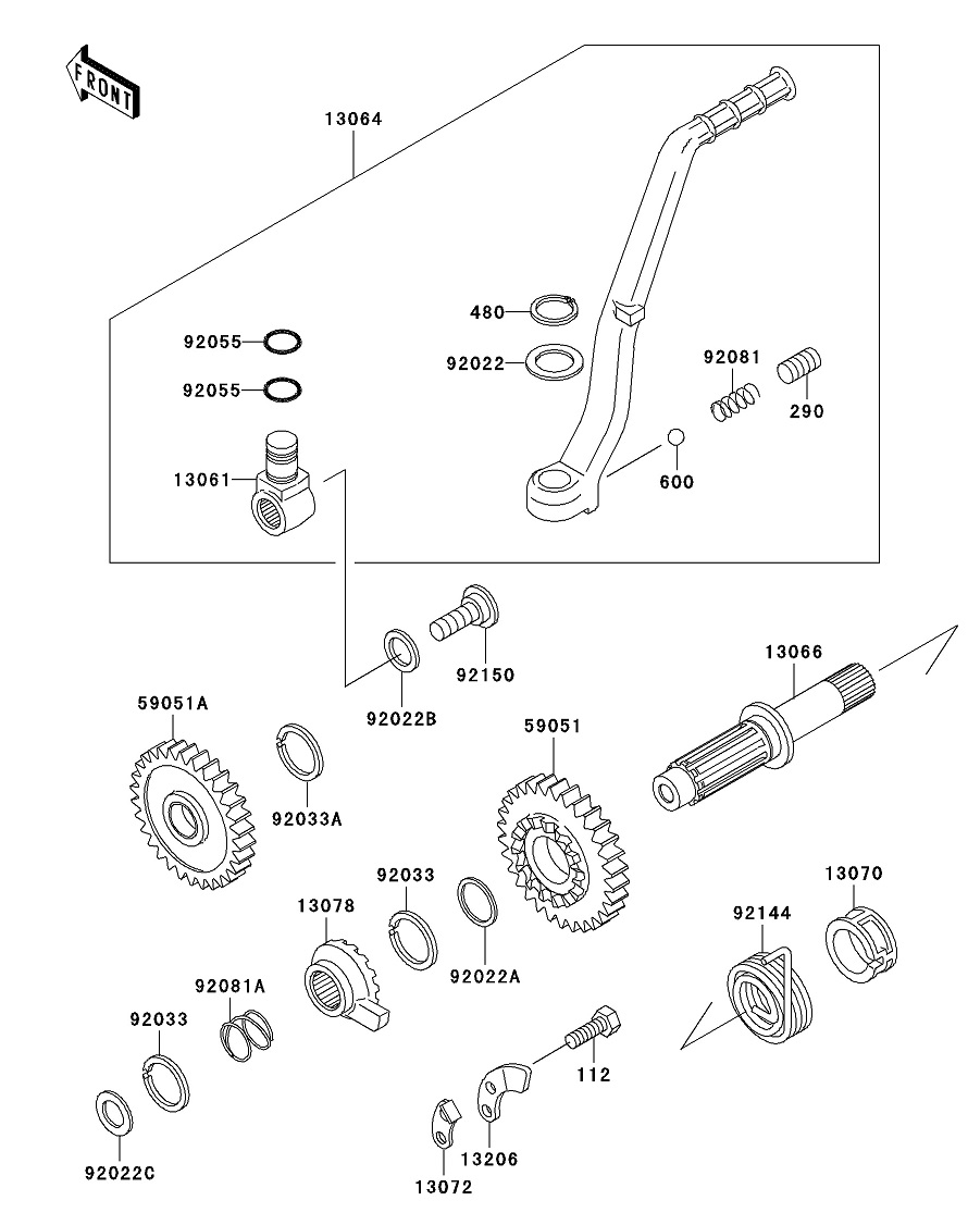 WWW.OEM-CYCLE.COM KX500 KICK STARTER MECHANISM PICURE.jpg