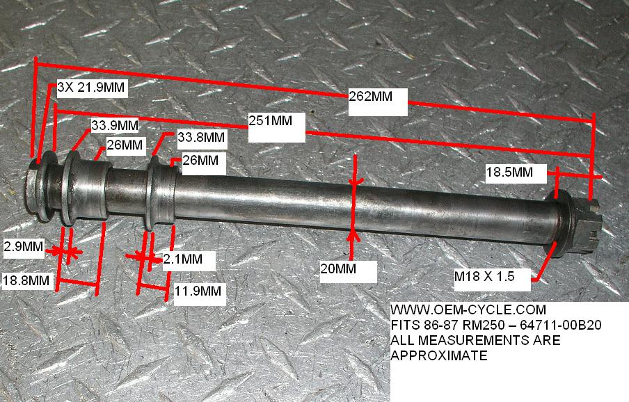 REAR AXLE MEASUREMENTS FITS 86-87 RM250 – 64711-00B20.JPG