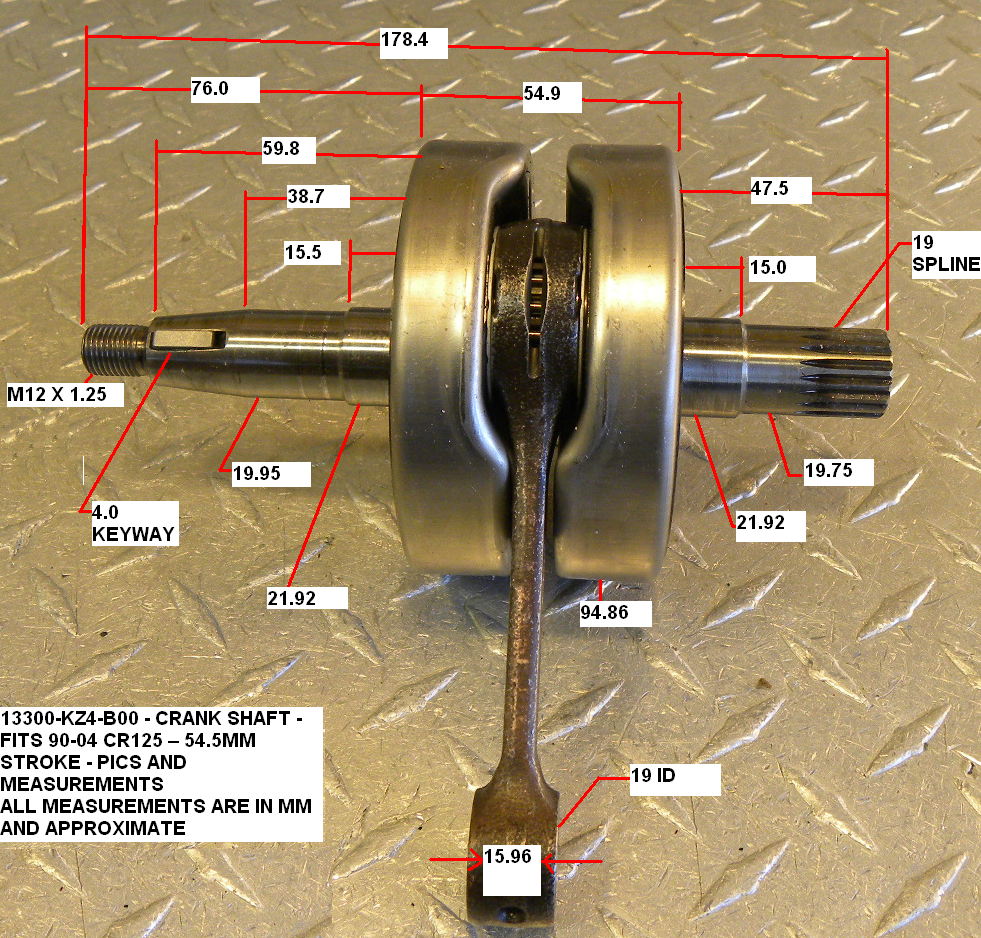 13300-KZ4-B00 - CRANK SHAFT - FITS 90-04 CR125 – 54.5MM STROKE - PICS AND MEASUREMENTS.PNG