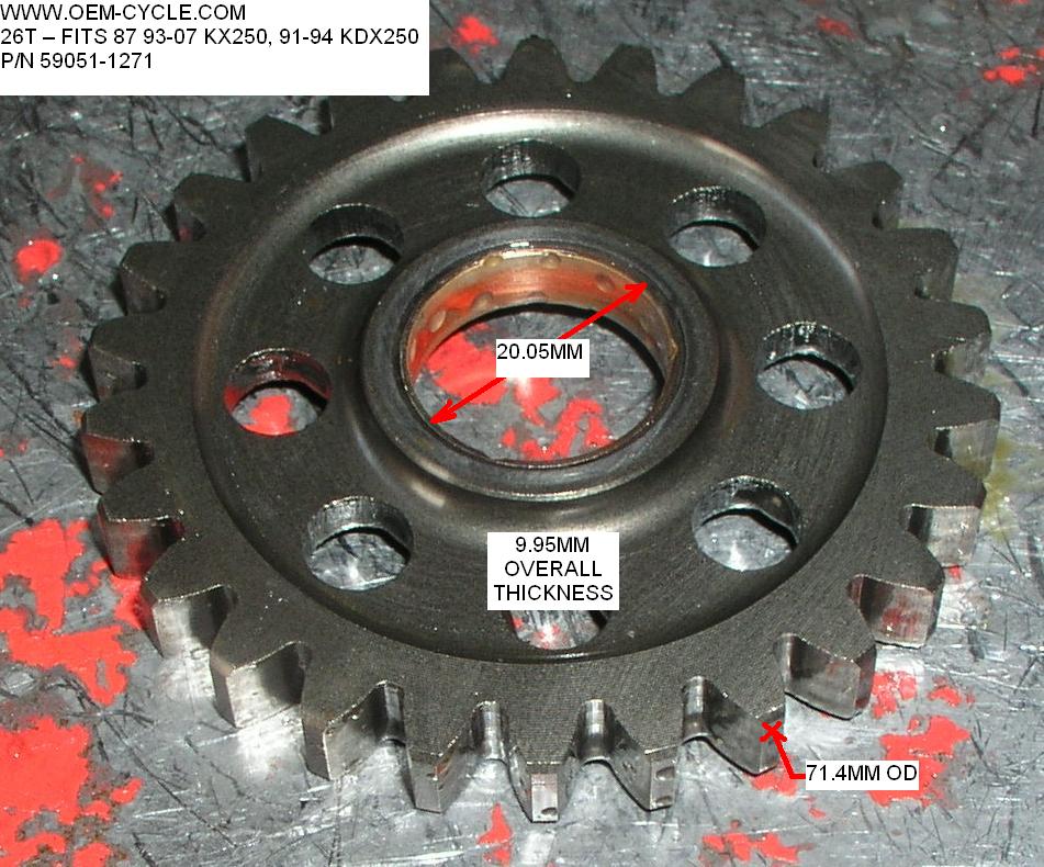 03 KX250 KICK IDLER GEAR INTERCHANGE AND MEASUREMENTS.JPG